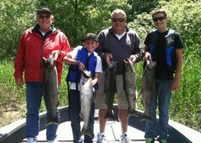 Family fun time fishing is the best time in Oregon and guide Brett Gesh