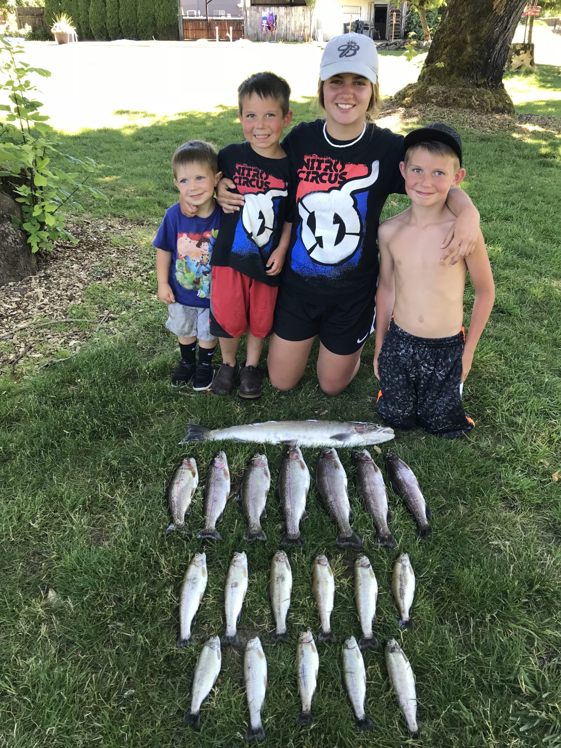 family with oregon trout