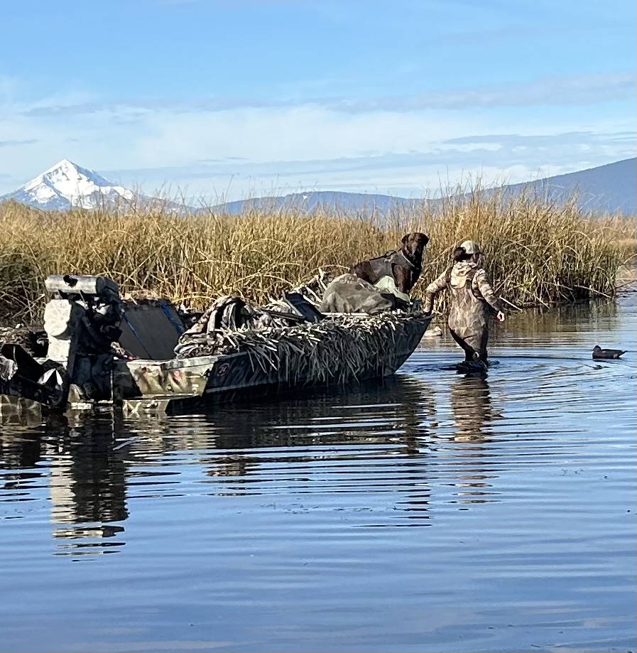bitefinders duck hunting boat